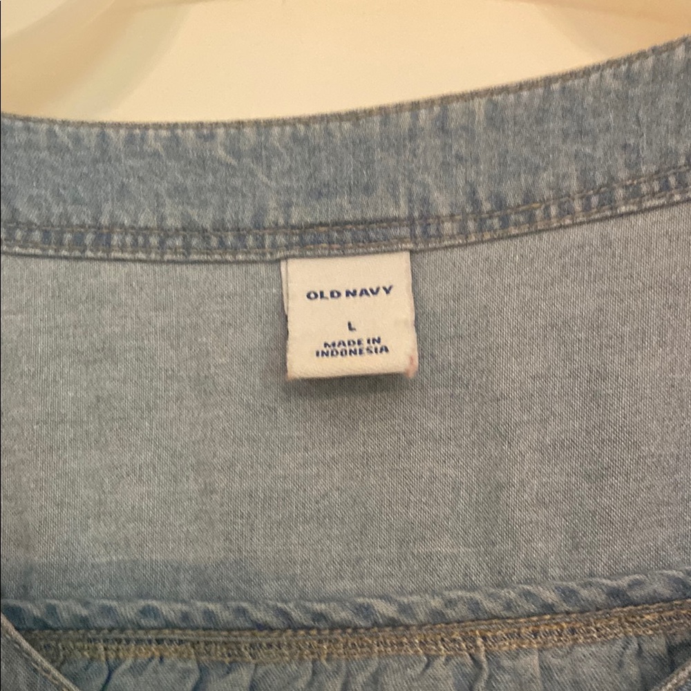 Old Navy denim baggy jumpsuit - Picture 3 of 3